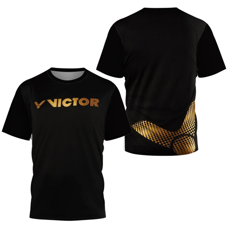 Table Tennis Xu Xin - Men's T-Shirts Gradient Harajuku Badminton Table
