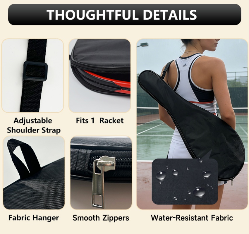 Tennis Racket Cover Portable S - Table Tennis Double recension och pris