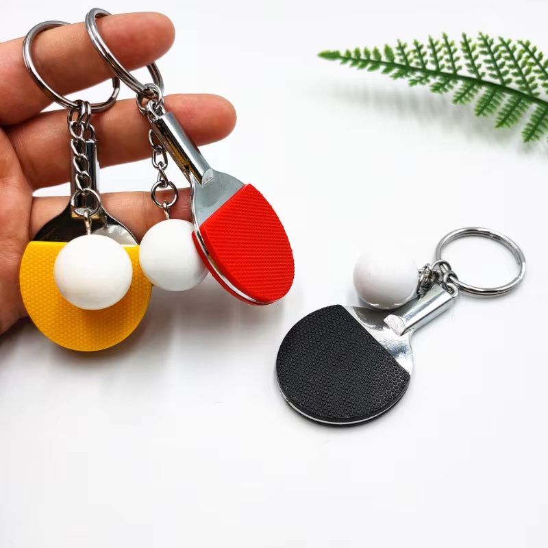 7 Colors Cute Ping Pong Racket - Table Tennis Keychain recension och pris