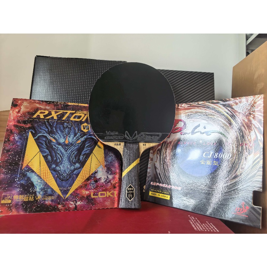 LOKI Kylin K6 Carbon Table Ten - Table Tennis Custom Bat recension och pris