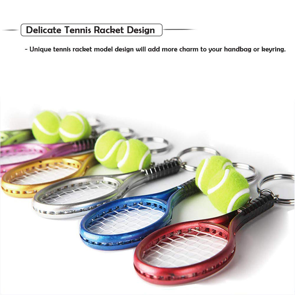 6Pcs Tennis Table Tennis Ping  - Table Tennis Keychain recension och pris