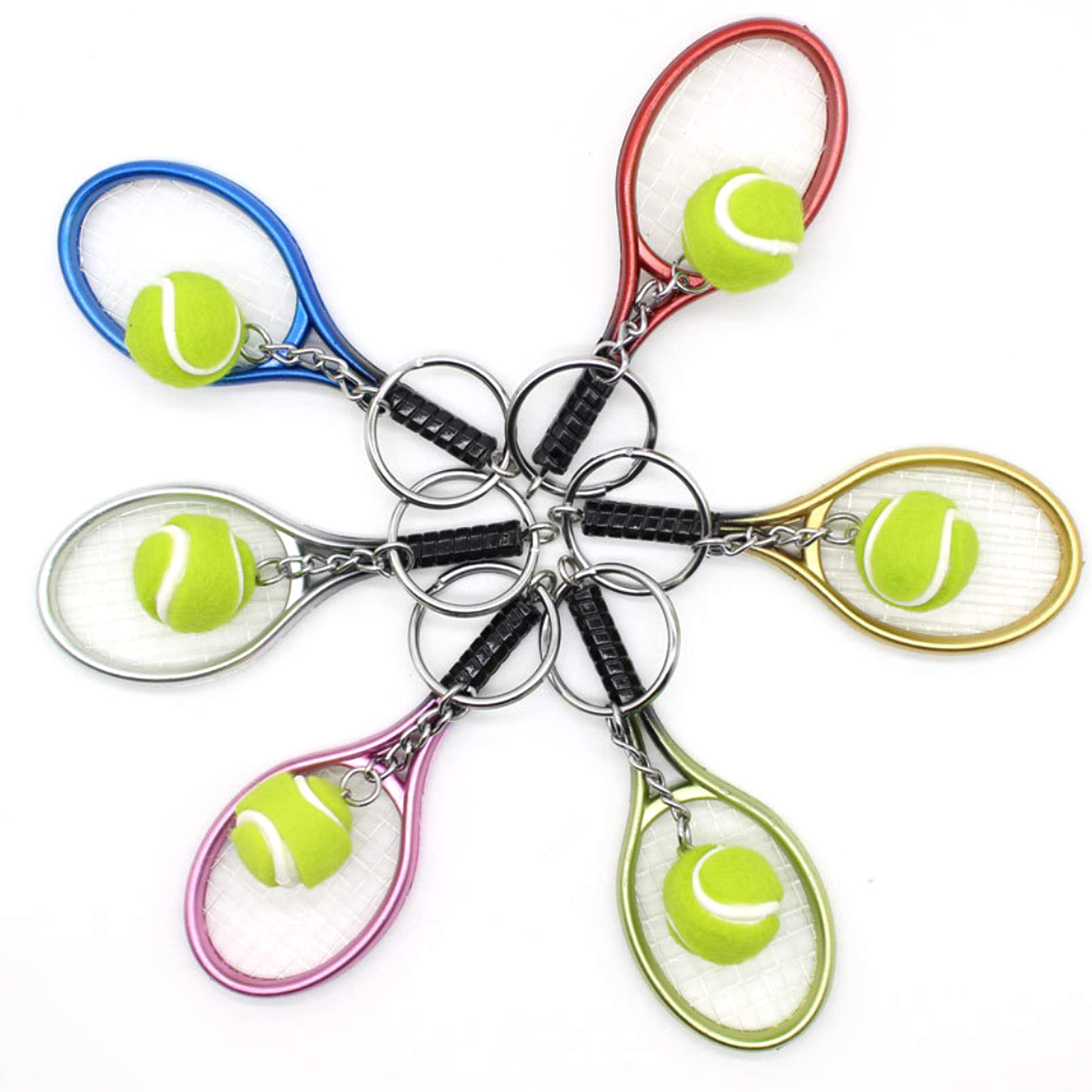 6Pcs Tennis Table Tennis Ping  - Table Tennis Keychain recension och pris