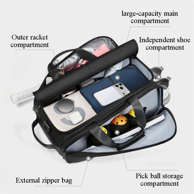 Tennis Bag, Large Capacity, Li - Table Tennis Double recension och pris
