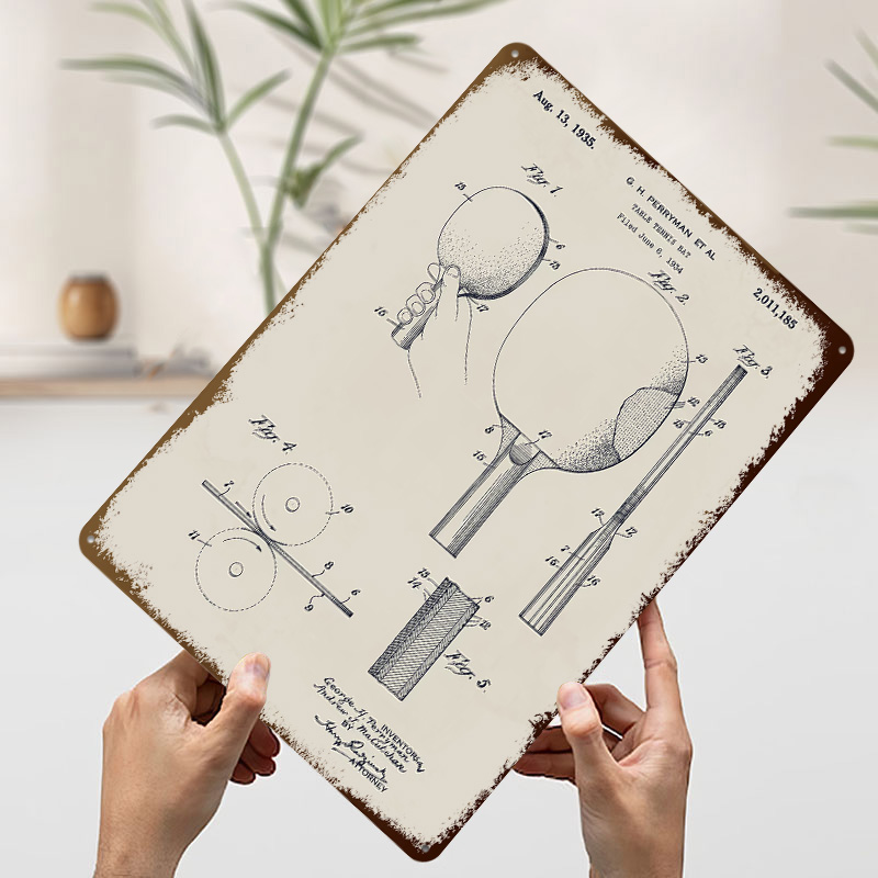 Table Tennis Bat Patent Metal  - Table Tennis Custom Bat recension och pris