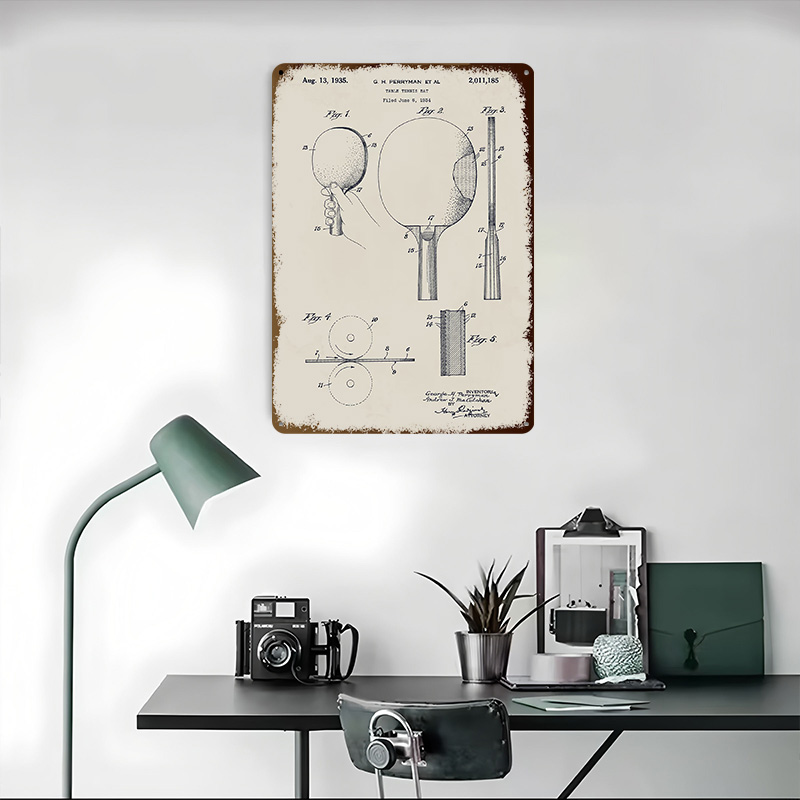 Table Tennis Bat Patent Metal  - Table Tennis Custom Bat recension och pris