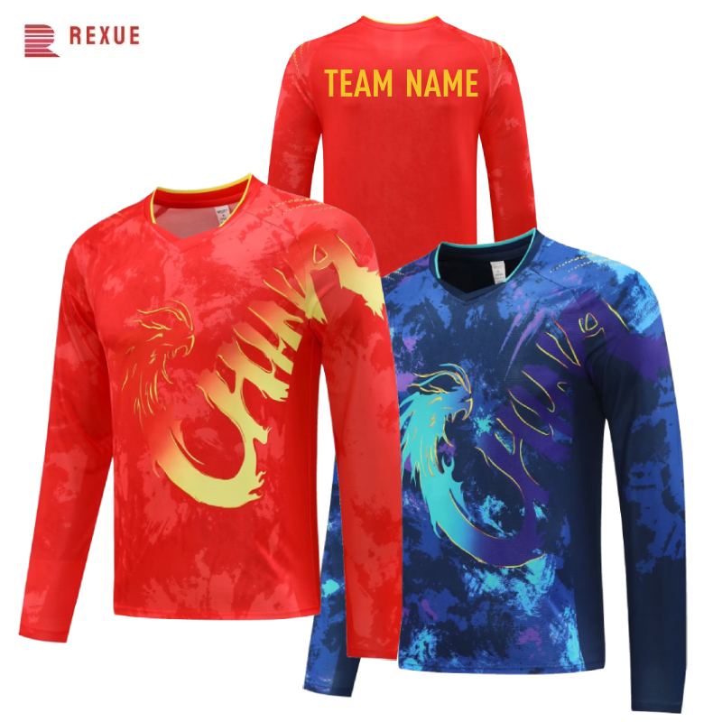 China Dragon Long Sleeve Table - Table Tennis Logo Free recension och pris