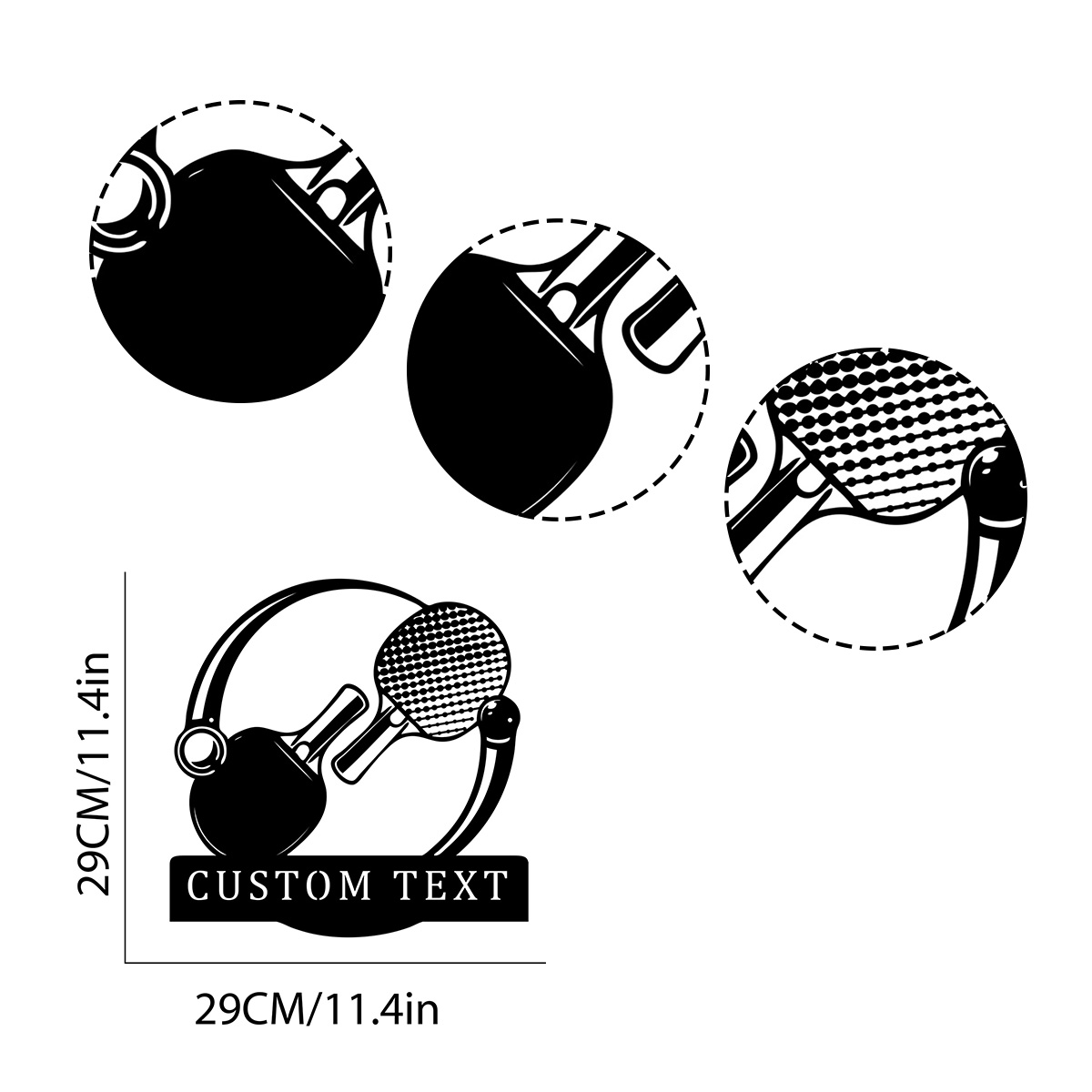Custom Table Tennis Bats Metal - Table Tennis Custom Bat recension och pris
