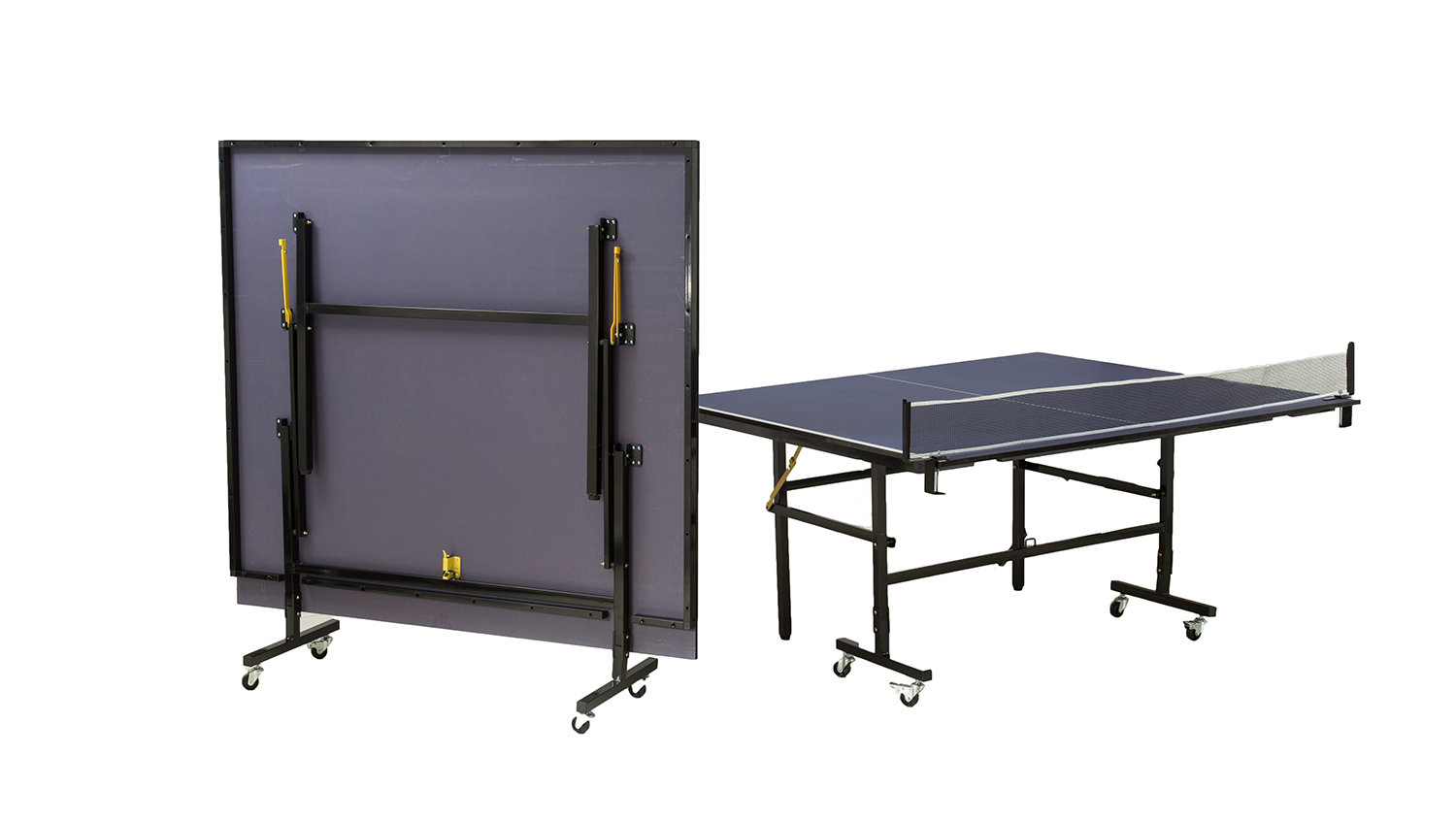fj-Folding Ping Pong Table wit - Table Tennis Logo Free recension och pris