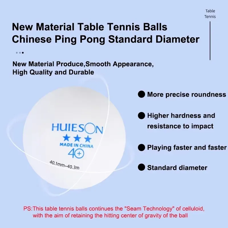 100PCS Huieson Blue Logo Table - Table Tennis Logo Free recension och pris