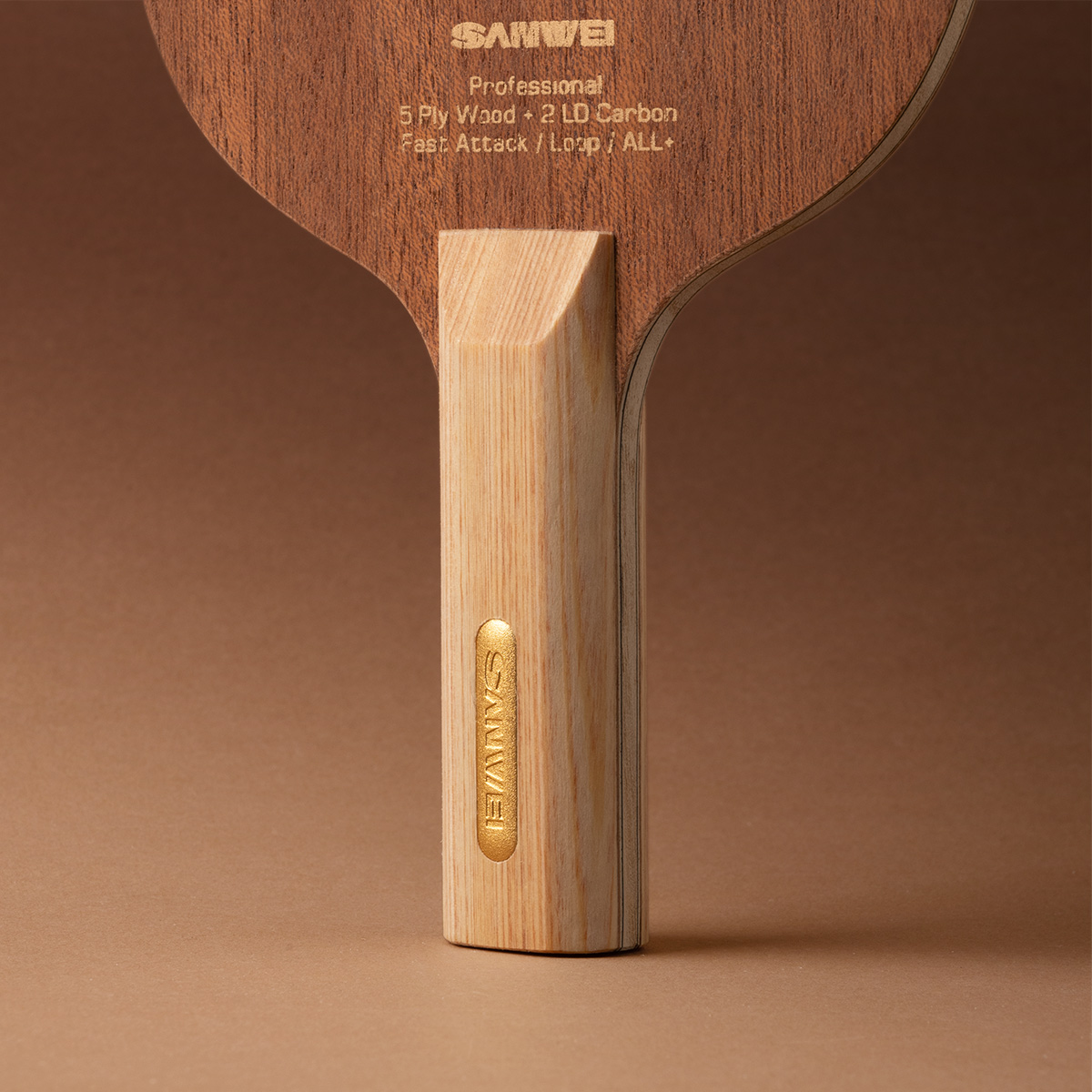 SANWEI TOKSPIN Sapele Carbon T - Table Tennis Custom Bat recension och pris
