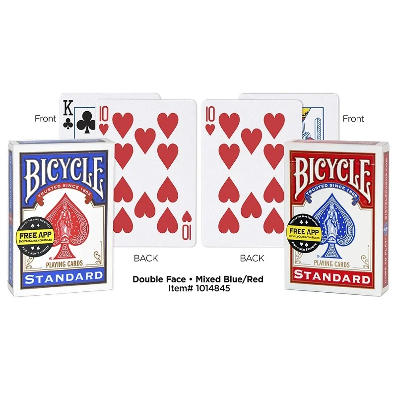 Bicycle Double Face Playing Ca - Table Tennis Double recension och pris